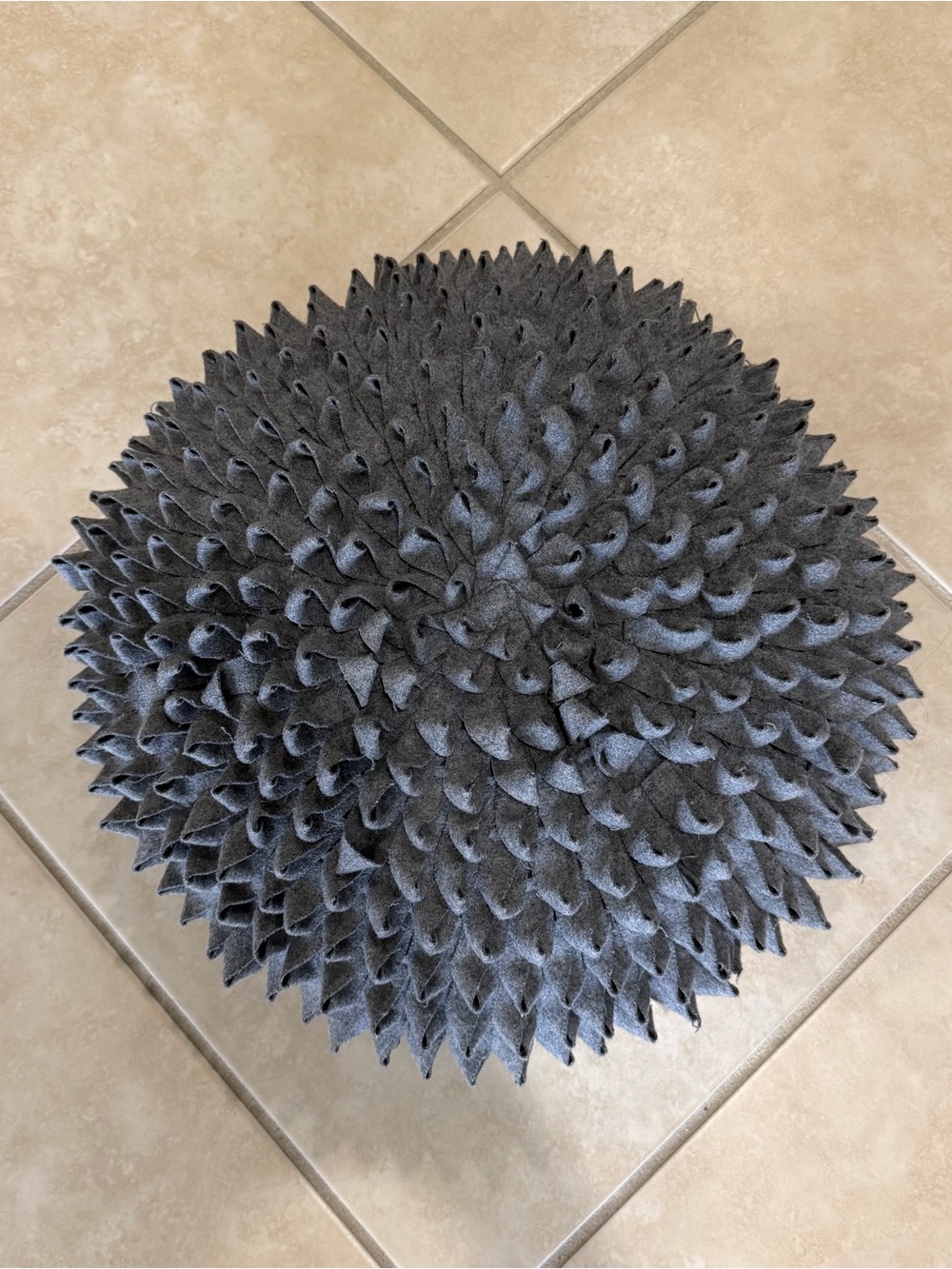 Decorative Accent Pillow - Charcoal Gray
